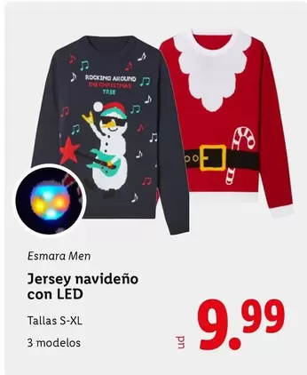 Esmara Men - Jersey Navideño Con LED