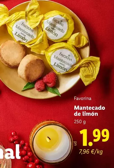 Favorina - Mantecado De Limon