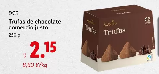 Favorina - Trufas De Chocolate Comercio Justo