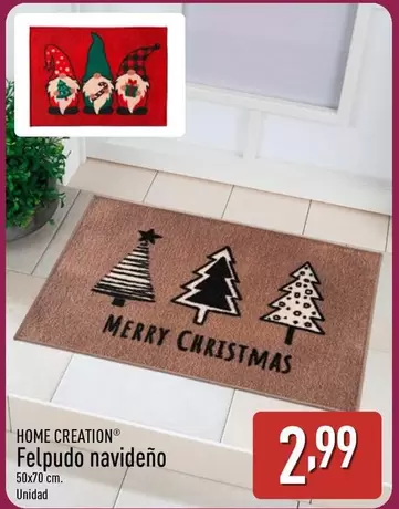 Home Creation - Felpudo Navideño