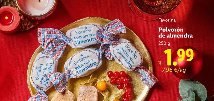 Favorina - Polvoron De Almendra