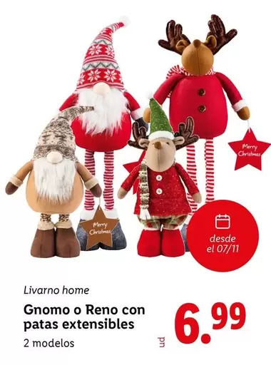 Livarno Home - Gnomo O Reno Con Patas Extensibles