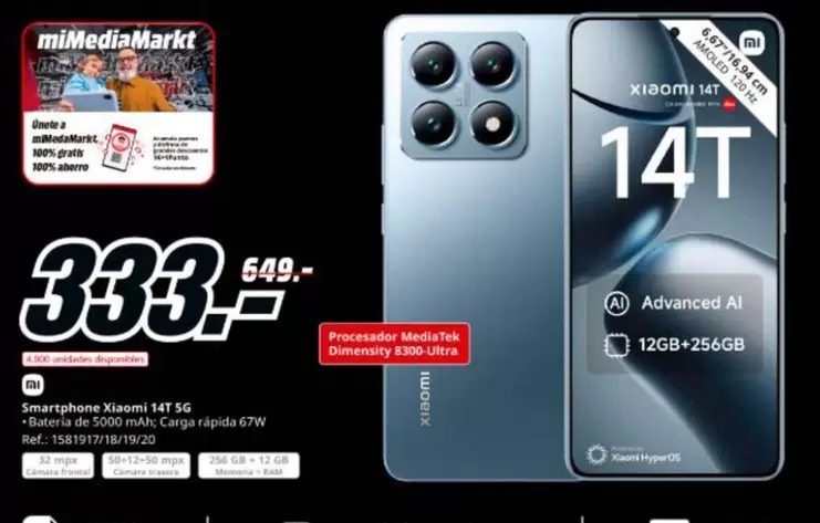 Xiaomi - Smartphone 14ft 15g