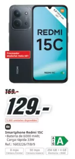 Redmi - Smartphone 15c