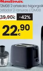 Moulinex - Tostador 2 Ranuras LT2M08