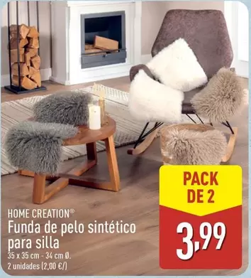 Home Creation - Funda De Pelo Sintético Para Silla