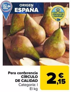 Círculo De Calidad - Pera Conferencia