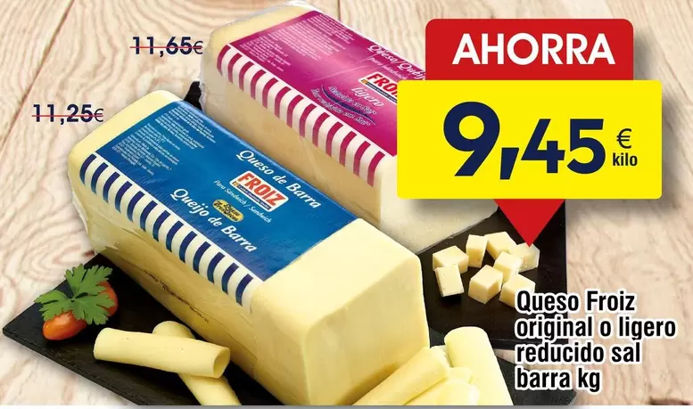 Froiz - Queso Original O Ligero Reducido Sal