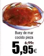 Buey De Mar Cocido Pieza