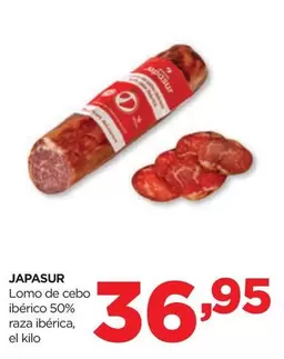 Japasur - Lomo De Cebo Ibérico 50% Raza Ibérica