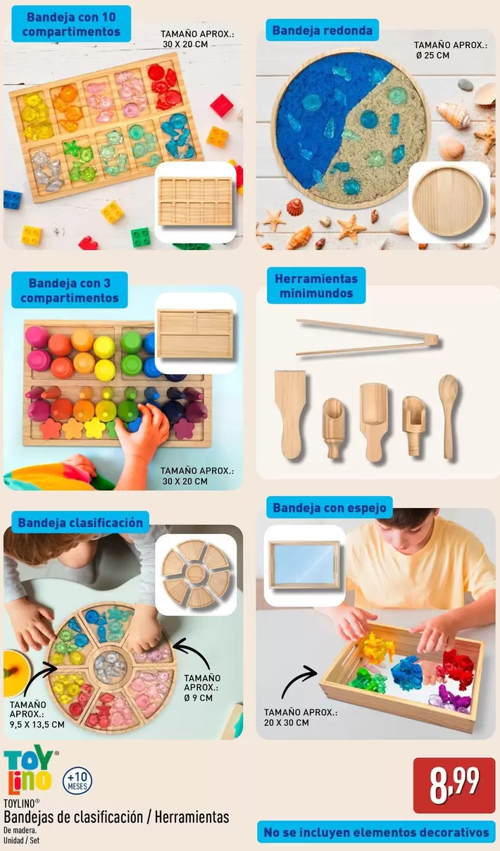 Toylino - Bandejas De Clasificación / Herramientas
