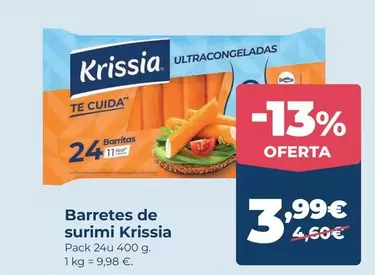 Krissia - Barretes De Surimi
