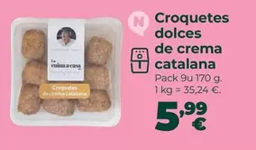 Croquetes dolces de crema catalana