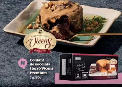 Vicens - Coulant De Xocolata I Torró Premium 
