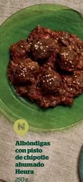 Heura - Albóndigas Con Pisto De Chipotle Ahumado