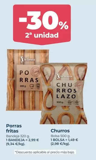 La Sirena - Porras Fritas