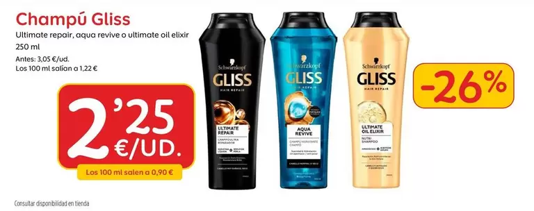 Schwarzkopf - Champú Gliss