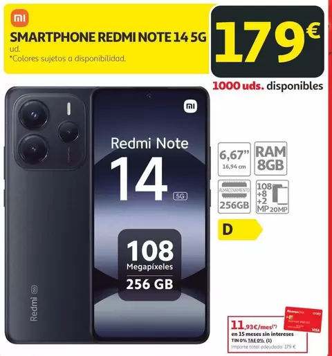 Xiaomi - Smartphone Redmi Note 14 5G