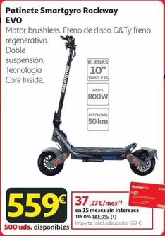 Smartgyro - Patinete Rockway Evo