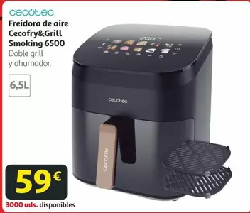 Cecotec - Freidora De Aire Cecofry&Grill Smoking 6500
