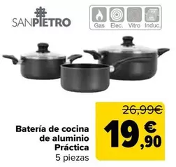 San Pietro - Bateria De Cocina De Aluminio Practica