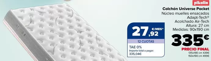 Pikolin - Colchon Universe Pocket