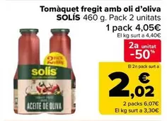 Solís - Tomàquet fregit amb oli d'oliva