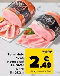 Elpozo - Jamon Cocido 1954 O Sin Sal 