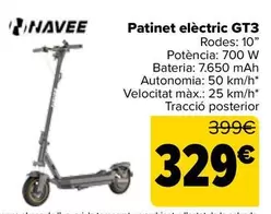 Navee - Patinete Electrico GT3