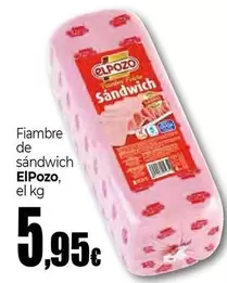 Elpozo - Fiambre De Sándwich