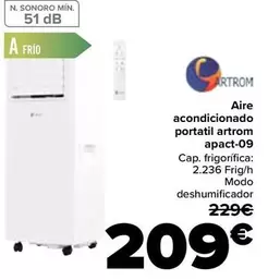 Artrom - Aire Acondicionado Portatil Apact-09