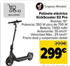 Segway Ninebot - Patinete Electrico Kickscooter E2 Pro