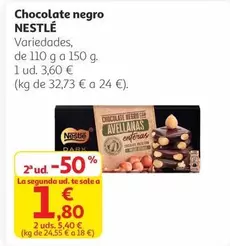 Nestlé - Chocolate Negro