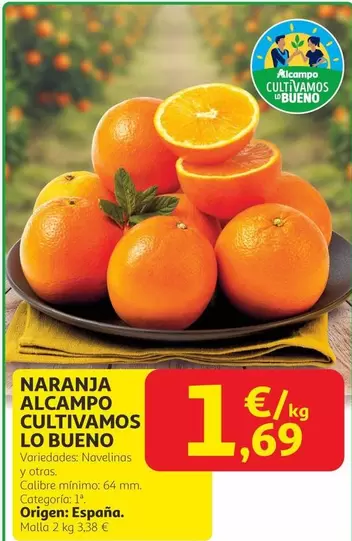 Alcampo - Naranja Cultivamos Lo Bueno