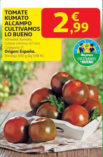 Alcampo - Tomate Kumato Cultivamos Lo Bueno