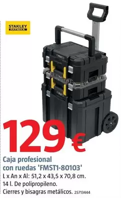 Stanley FatMax - Caja Profesional Con Ruedas 'FMST1-80103'|