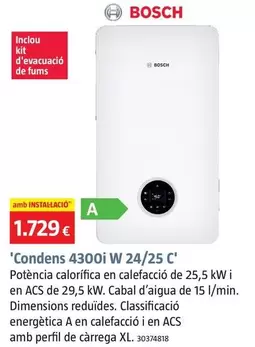 Bosch - 'Condens 4300i W 24/25 C'