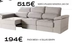 Sofá 3 Plazas Minerva