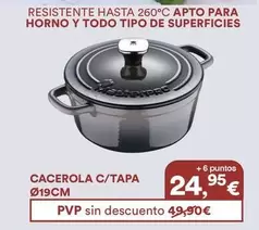 Cacerola C/Tapa Ø19cm