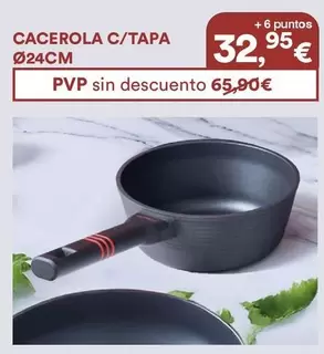 Cacerola C/tapa 24cm