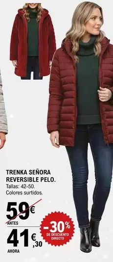 Trenka Señora Reversible Pelo