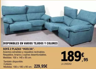 Sofá 2 Plazas "Huelva"