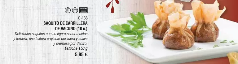 Saquito De Carrillera De Vacuno