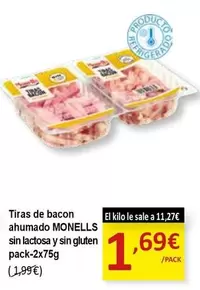 Monells - Tiras De Bacon Ahumado