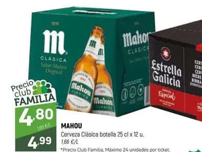 Mahou - Cerveza Classica Botella