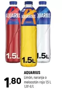 Aquarius - Limón, Naranja O Melocotón Rojo