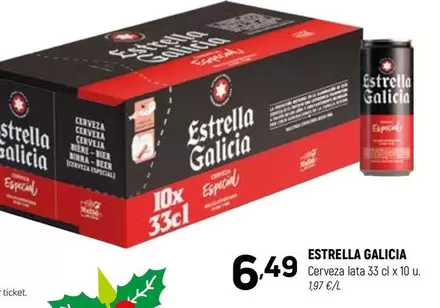 Estrella Galicia - Cerveza Lata