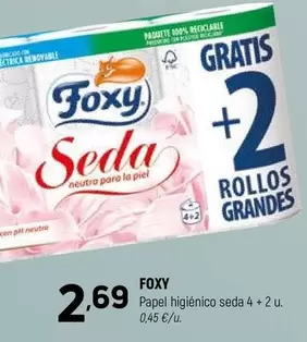 Foxy - Papel Higienico Seda
