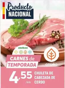 coviran - Chuleta De Cabezada De Cerdo