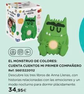 Tres - El Monstruo De Colores: Cuenta Cuentos Mi Primer Companero